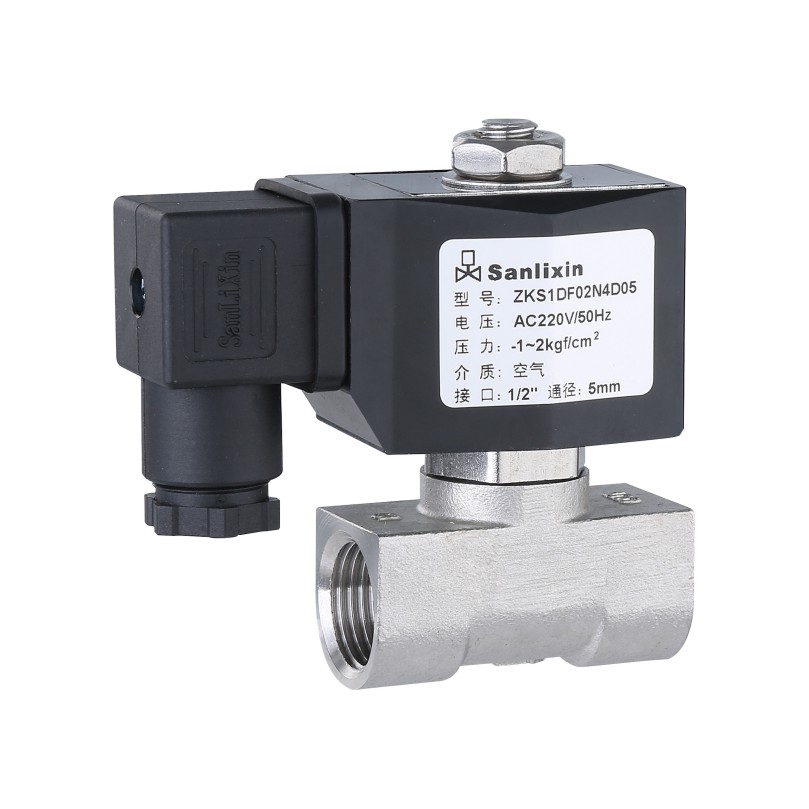 ZKS Compact Series 2/2-way Direct Acting Vacuum Solenoid Valve Normally Closed